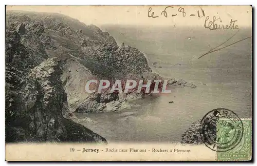 Cartes postales Jersey Rochs near Plemont Rochers a Plemont