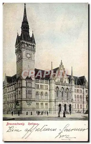 Cartes postales Braunschweig Rathaus