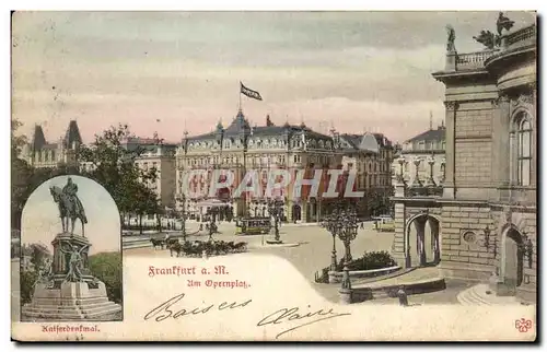 Cartes postales Frankfurt a M um Opernplatz