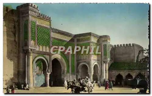 Ansichtskarte AK Maroc Meknes Bab Mansour