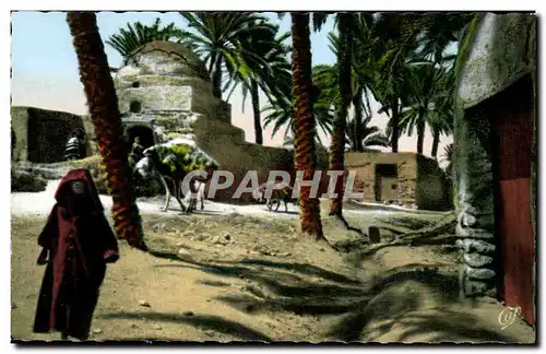 Cartes postales Scenes Et Types Dans L Oasis Chameau Camel