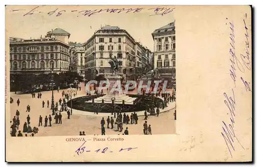 Cartes postales Genova Piazza Corvetio