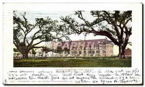 Cartes postales Tulane University New Orleans