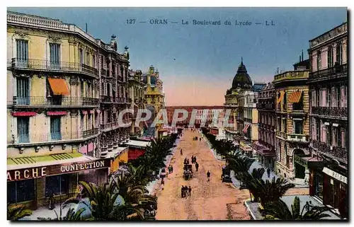 Cartes postales Oran Le Boulevard du Lycee