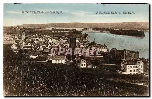 Cartes postales Rudesheim sur le Rhin