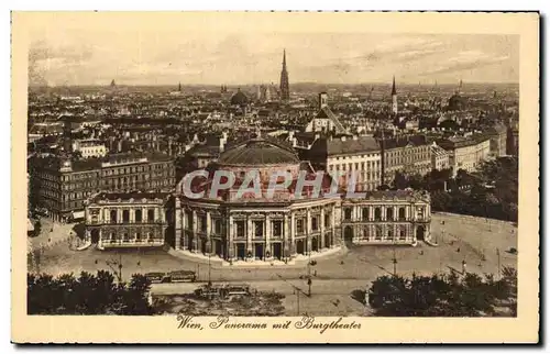 Cartes postales Wien Panorama mit Burgtheater