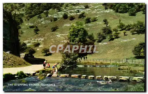 Ansichtskarte AK The Stepping Stones Dovedale