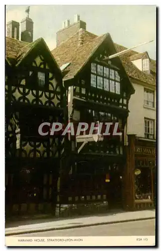 Cartes postales Harvard House Stratford Upon Avon