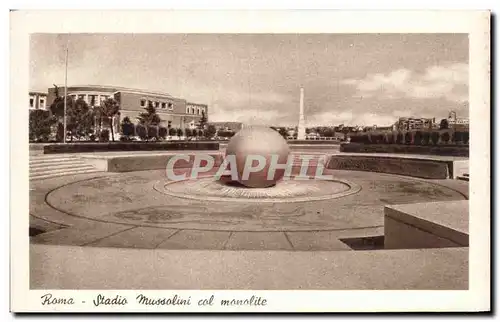 Cartes postales Roma Stadio Mussolini col monolite