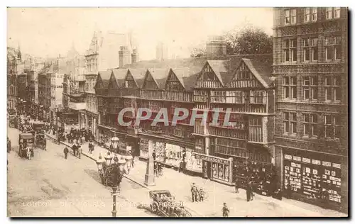 Ansichtskarte AK London Holborn Old houses Staple inn