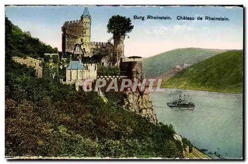 Cartes postales Burg Rheinstein Chateau de Rheinstein