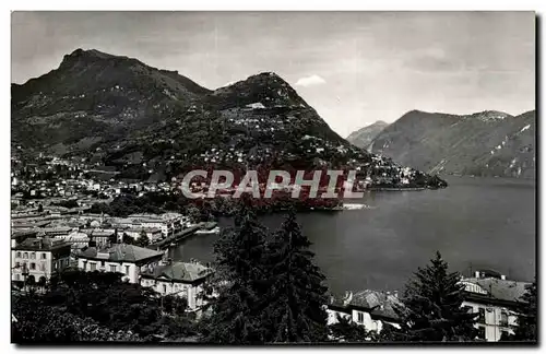 Cartes postales moderne Lugano e Monte Bre