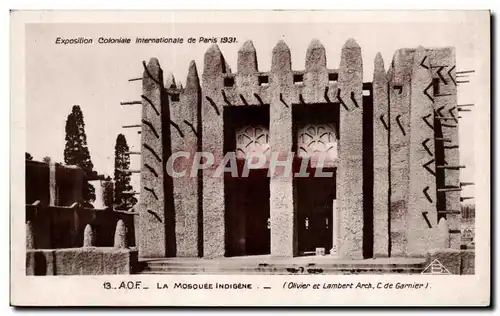 Cartes postales Exposition Coloniale internationale de Paris La Mosquee Indigene