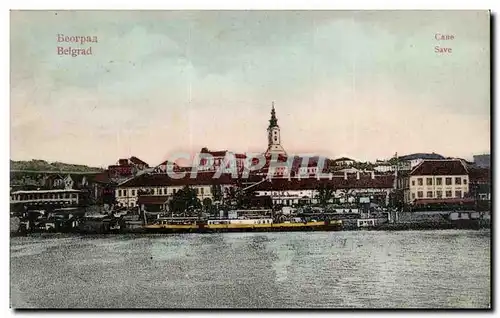 Cartes postales Belgrad Yougoslavie Belgrad Save