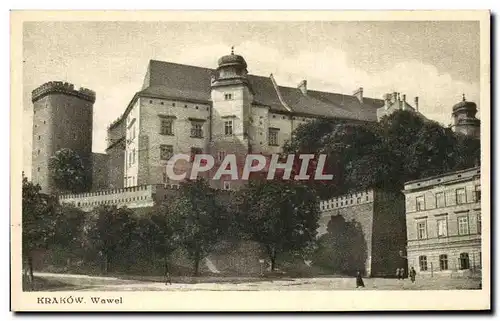 Ansichtskarte AK Krakow Wawel Pologne Polska Poland