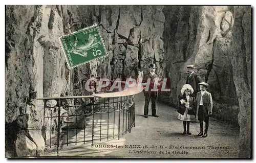 Cartes postales Forges les Eaux Etablissement Thermal L interienv de la Grotte