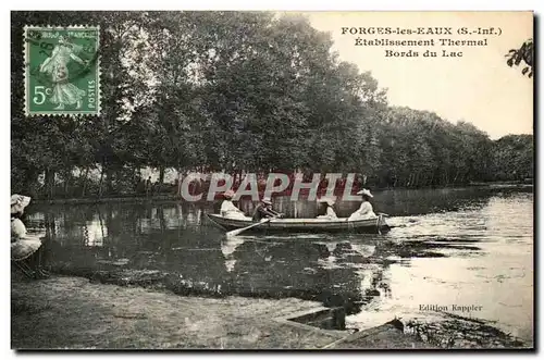 Cartes postales Forges les Eaux Etablissement Thermal Bords du Lac