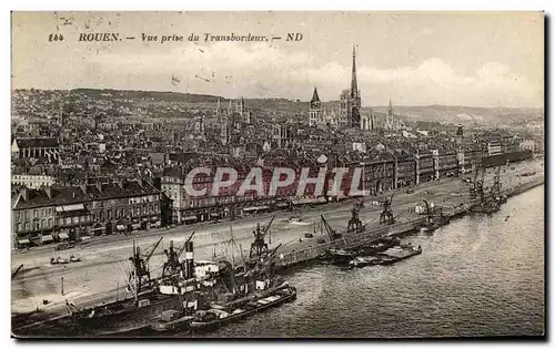 Cartes postales Rouen Vue prise du Transbordeur