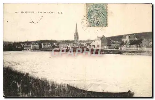 Cartes postales Harfleur Vue sur le Canal