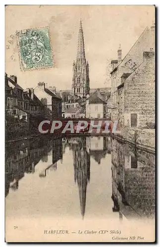 Cartes postales Harfleur Le Clocher