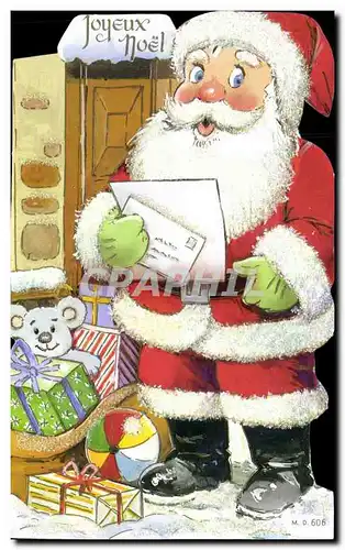 Cartes postales Joyeux Noel Santa Claus Christmas