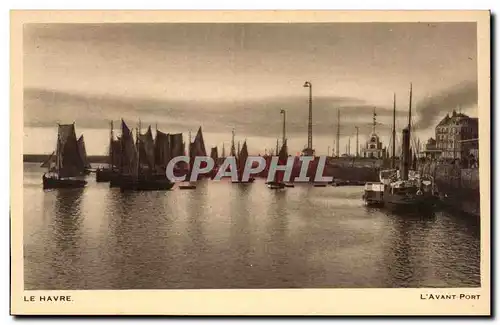 Cartes postales Le Havre L avant port Bateaux