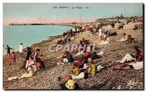 Cartes postales Dieppe La Plage