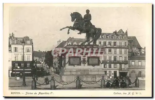 Cartes postales Rouen Statue de Napoleon