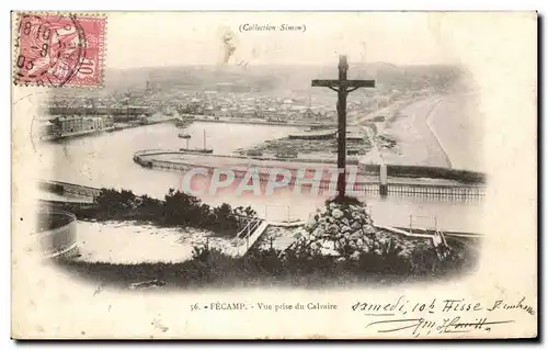 Cartes postales Fecamp Vue Prise du Calvaire