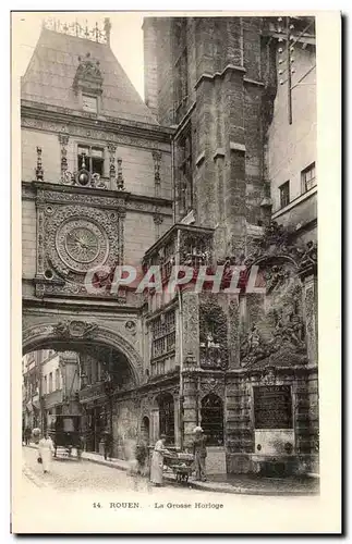 Cartes postales Rouen La Grosse Horloge