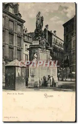 Cartes postales Rouen Place de la Pucelle