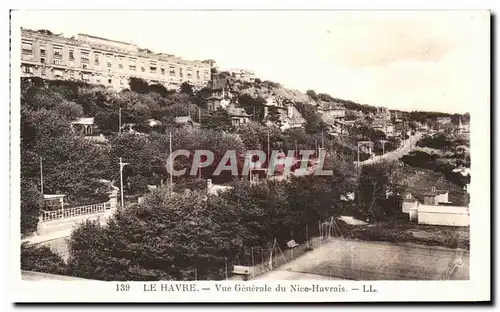 Cartes postales Le Havre Vue Generale du Nice Havrais Tennis