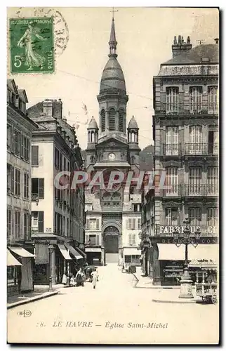 Cartes postales Le Havre Eglise Saint Michel