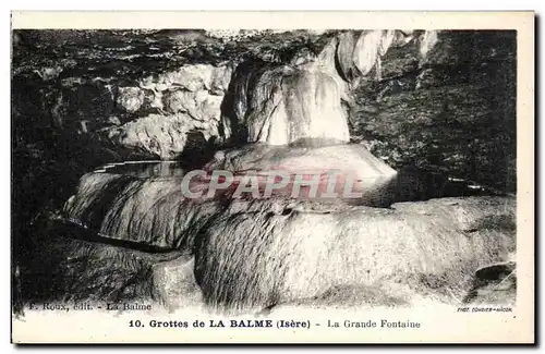 Ansichtskarte AK Grottes de la Balme La Grande Fontaine