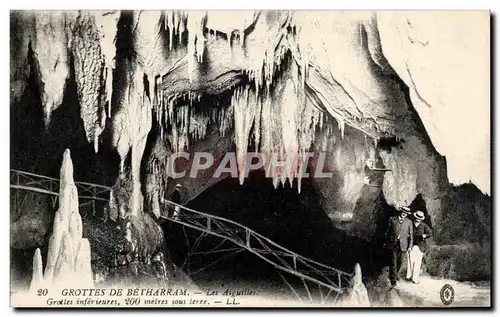 Ansichtskarte AK Grottes De Betharram Les Aiguilles Grottes inferieures