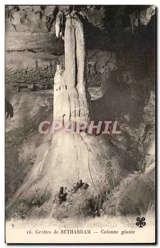 Ansichtskarte AK Grottes De Betharram Colonne Geante