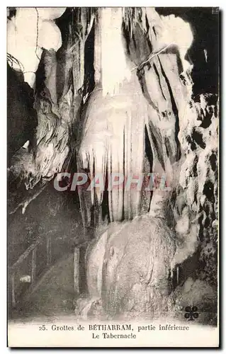 Cartes postales Grottes De Betharram Partie Inferieure Le Tabernacle