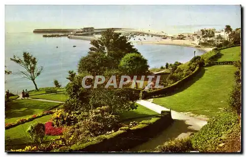 Ansichtskarte AK The Cobb from Langmoor gardens Lyme Regis