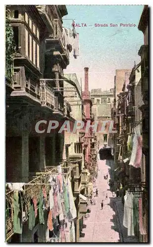 Cartes postales Malta Strada san Patrizio Malte