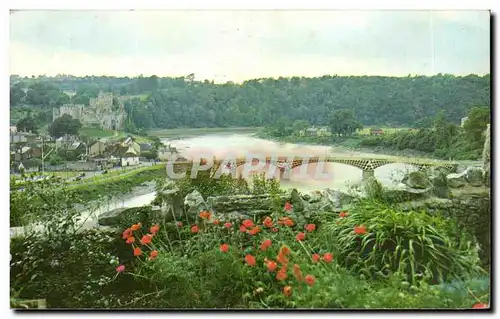 Cartes postales moderne The castle and Bridge Chepstow