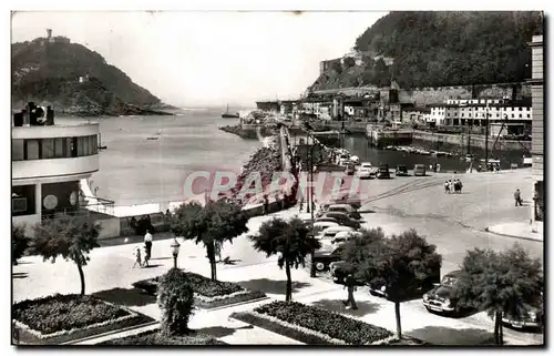 Cartes postales San Sebastian Vista general del Puerfo Vue general e du Port General view of the Harbour