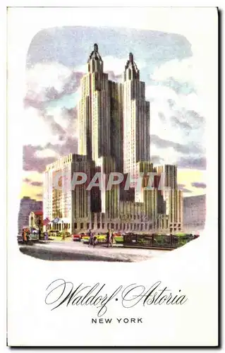 Cartes postales New York Waldorf Astoria