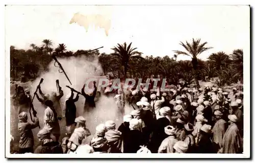 Cartes postales Scenes et Types Fantasia Algerie