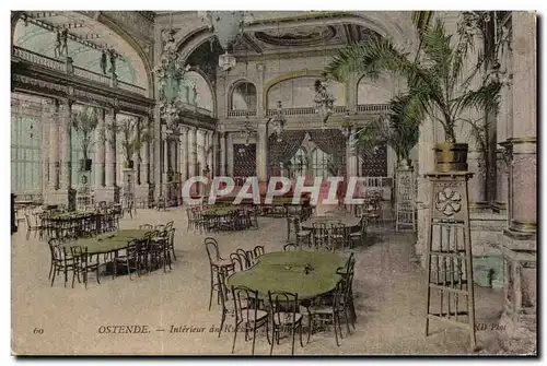 Cartes postales Ostende Interieur du Kursaal
