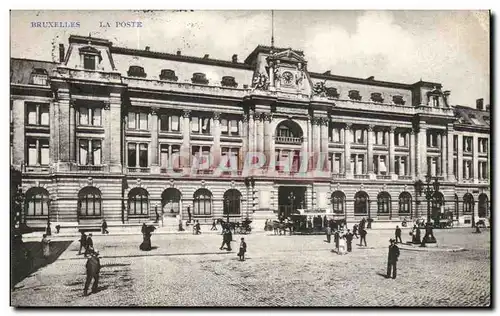 Cartes postales Bruxelles La poste
