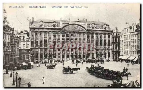 Ansichtskarte AK Bruxelles Grand Place Maisons Des Corporations