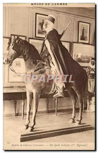 Cartes postales Musee De l Armee Paris Algerie et guerres coloniales Spahi Cheval Horse