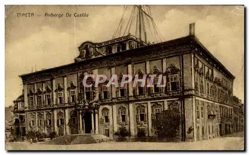 Cartes postales Malta Auberge De Castille malte