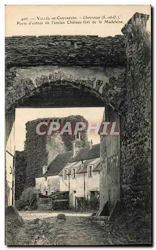 Ansichtskarte AK Vallee De Chevreuse Chevreuse Porte d entree de I ancien Chateau fort de la Madeleine