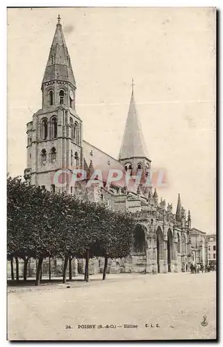 Cartes postales Poissy Eglise